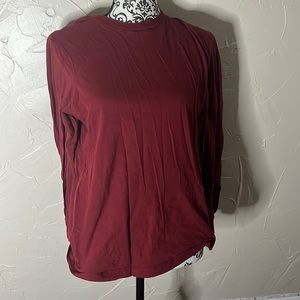 Burgundy shirt